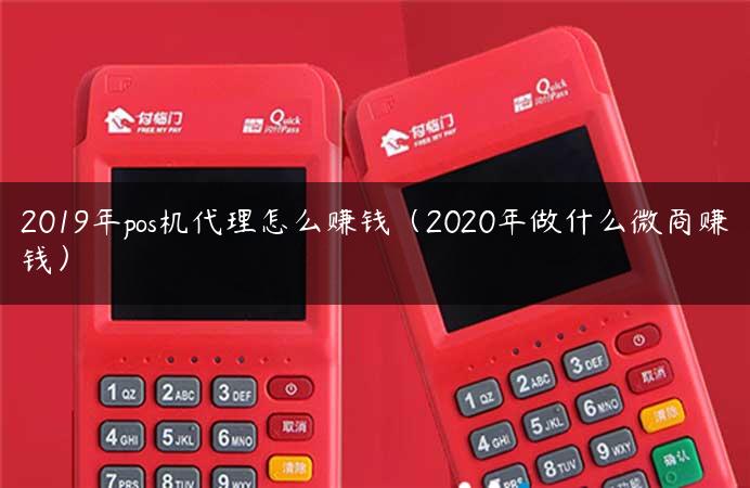 2019年pos机代理怎么赚钱（2020年做什么微商赚钱）