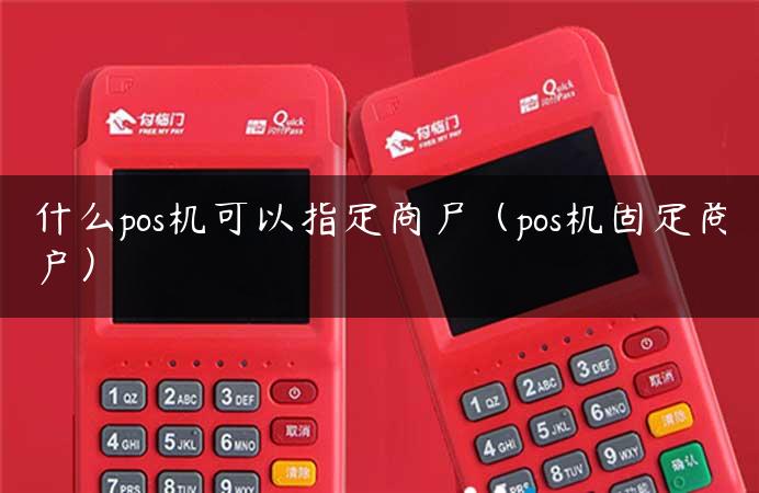 什么pos机可以指定商户（pos机固定商户）