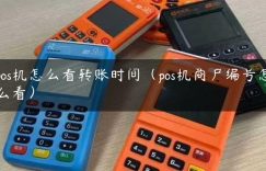 pos机怎么看转账时间（pos机商户编号怎么看）缩略图