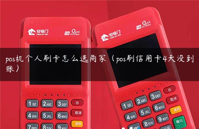 pos机个人刷卡怎么选商家（pos刷信用卡4天没到账）