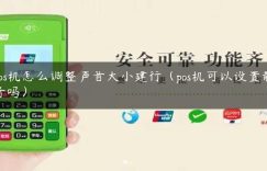 pos机怎么调整声音大小建行（pos机可以设置静音吗）缩略图