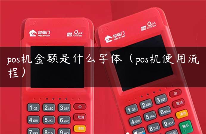 pos机金额是什么字体（pos机使用流程）