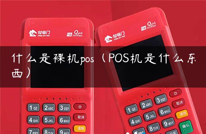 什么是裸机pos（POS机是什么东西）