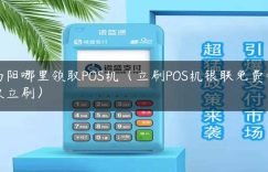 南阳哪里领取POS机（立刷POS机银联免费领取立刷）缩略图