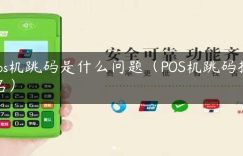 pos机跳码是什么问题（POS机跳码排名）缩略图