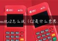 pos机c2怎么说（C2是什么意思）缩略图