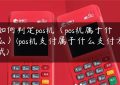 如何判定pos机（pos机属于什么）(pos机支付属于什么支付方式)缩略图