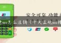 杉德pos怎么注销（十大正规pos排名）缩略图