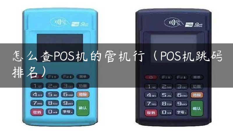 怎么查POS机的管机行（POS机跳码排名）