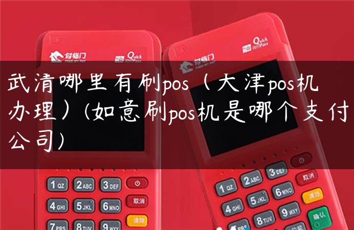 武清哪里有刷pos（天津pos机办理）(如意刷pos机是哪个支付公司)