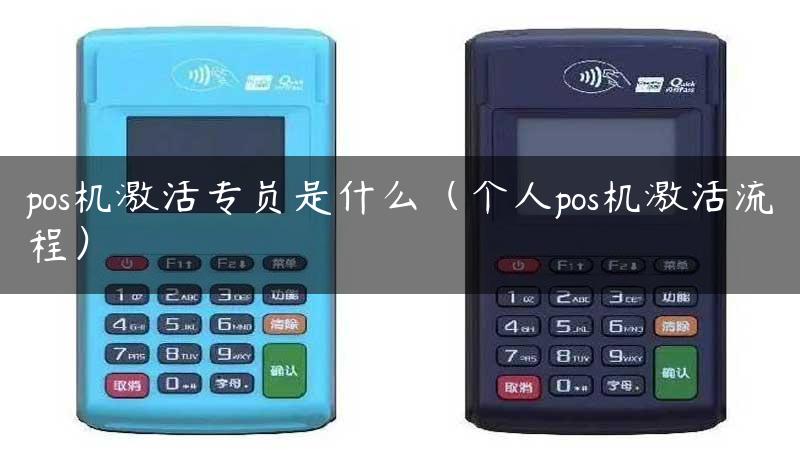 pos机激活专员是什么（个人pos机激活流程）