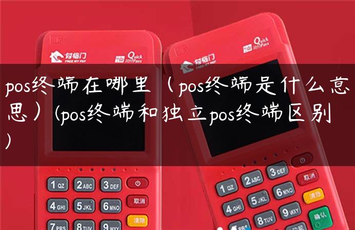 pos终端在哪里（pos终端是什么意思）(pos终端和独立pos终端区别)